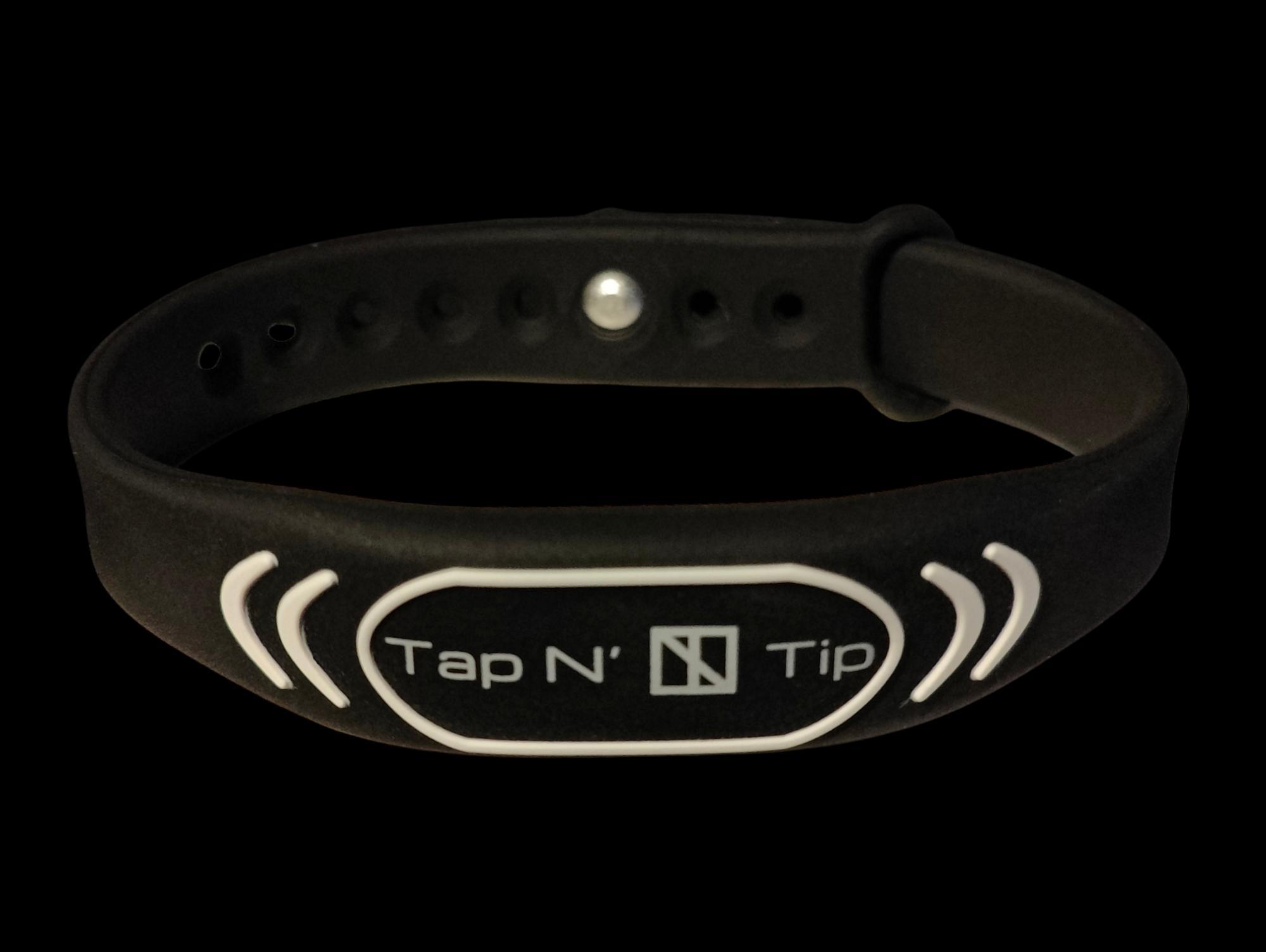 Tap Tip wristband product